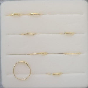 925 sterling silver nose studs Hoop Shape-NP16024-8