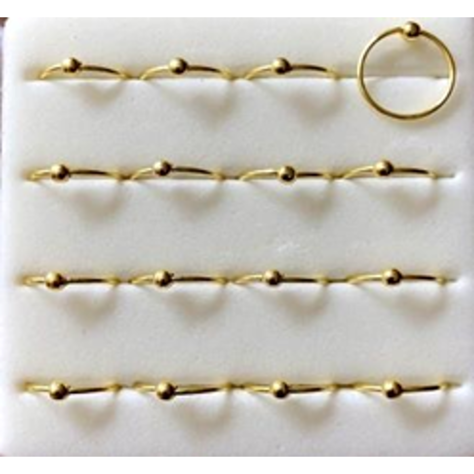 925 sterling silver nose studs Hoop Shape-NP16024-9