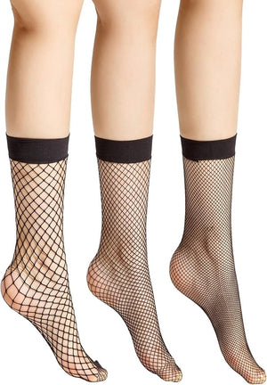 Solid Fishnet Socks - HDZ003