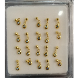 925 sterling silver nose studs Dangling-NP23008-12
