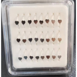925 sterling silver nose studs Hoop Shape-NP23008-1