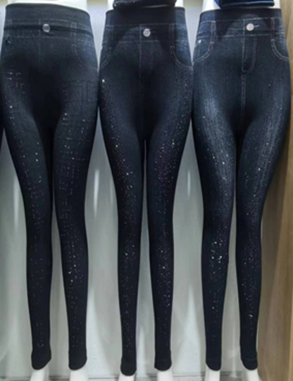 Rhinestone Free size Leggings-SLGS23