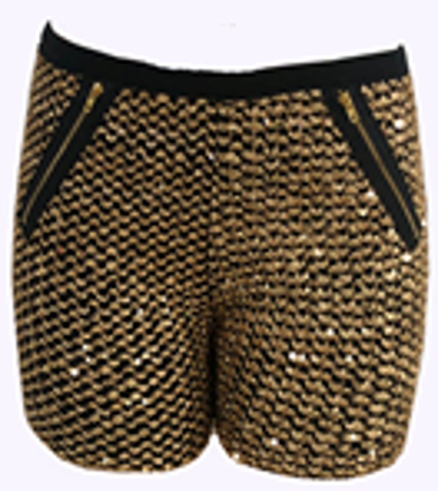 Sequin Short Pants-SP789