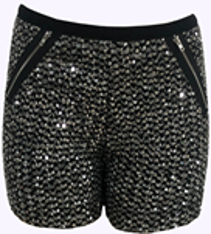 Sequin Short Pants-SP789