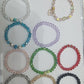 Stretchable Multi Glass Bead Bracelet - KCBG01