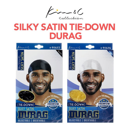 Silky Satin Tie Down Du-rag - AS91615