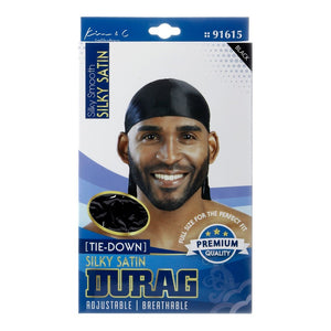 Silky Satin Tie Down Du-rag - AS91615