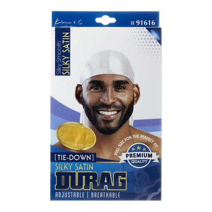 Silky Satin Tie Down Du-rag - AS91615