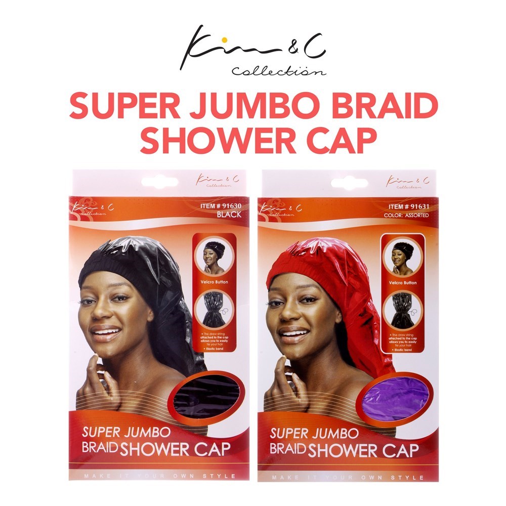 Super Jumbo Braid Shower Cap - AS91630