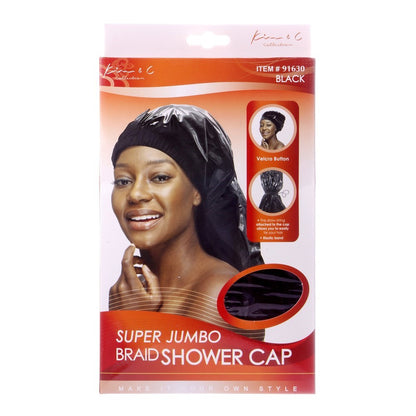 Super Jumbo Braid Shower Cap - AS91630