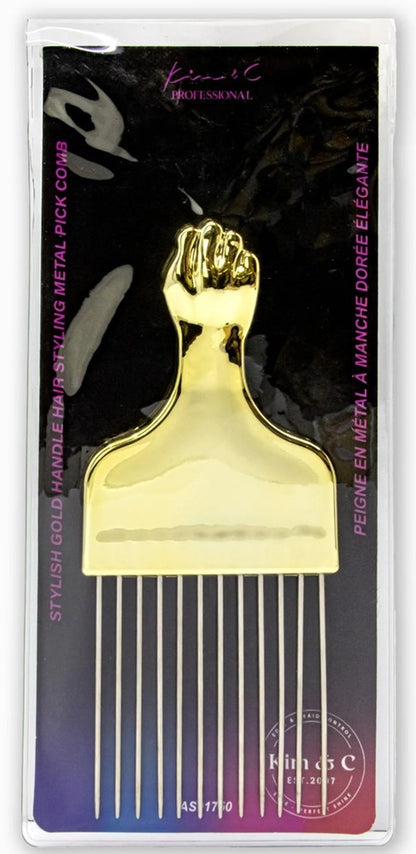 Kim&C Premium Gold Handle Metal Styling Pik - AS91750