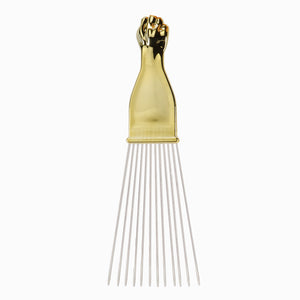 Kim&C Premium Gold Handle Fan Metal Styling Pik AS91751
