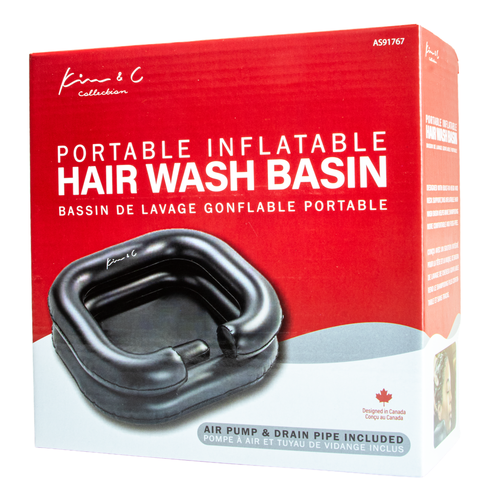 Kim&C Portable&Inflatable Hair Wash Basin - AS91767 Black