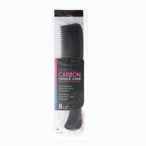 Kim&C Carbon Handle Comb 8 1/2" - AS92106