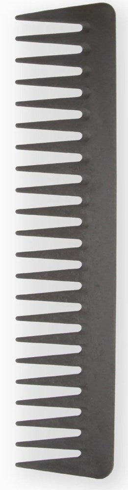 Kim&C Carbon Extra Wide Tooth Comb 7 1/2" - AS92107 Black