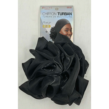 CHIFFON FLOWER TURBAN - A93130S