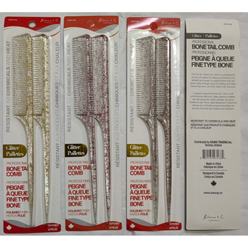 Kim&C Bone Tail Styling Comb(2Pcs) - AS93166