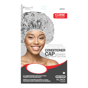 Kim&C Conditioning Treatment Cap XL-Size Silver - AS93255