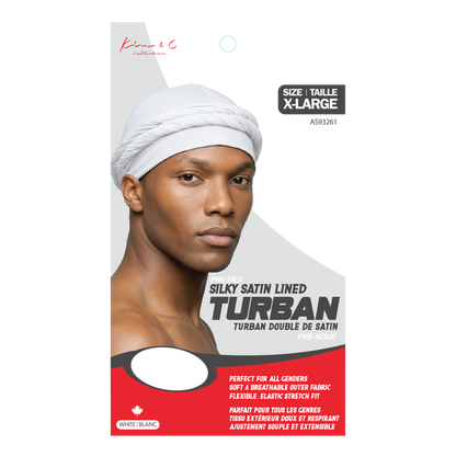 Kim&C Pre-tied Silky Satin Lined Turban - AS93260