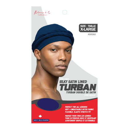 Kim&C Pre-tied Silky Satin Lined Turban - AS93260