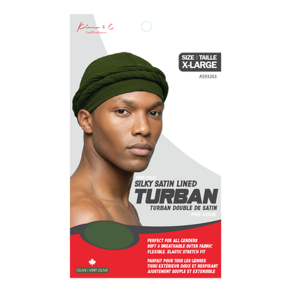 Kim&C Pre-tied Silky Satin Lined Turban - AS93260