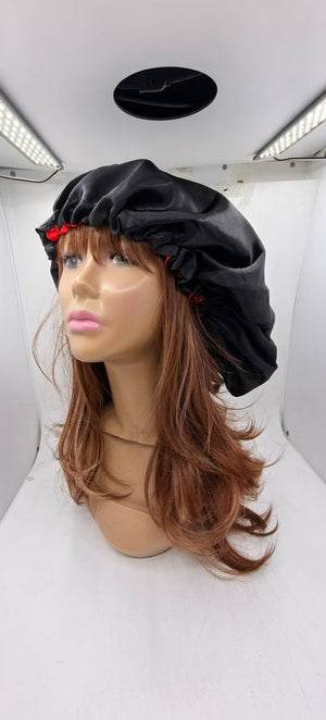 Double Layer Silk Satin Hair Bonnet Jumbo - HDZ030