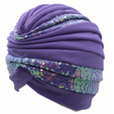 Fashion Turban with Sequin-IV60054
