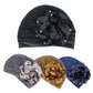 Fashion Turban with Flower-IV60070