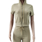 Hoody 2pcs shorts outfits Queen Size-KC2PCS01Q