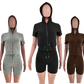 Premium Knitted 2Piece Shorts-IV2PCS02