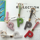 Alphabet Rhinestone Key chain-KC7003AST
