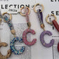Alphabet Rhinestone Key chain-KC7003AST