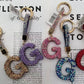 Alphabet Rhinestone Key chain-KC7003AST