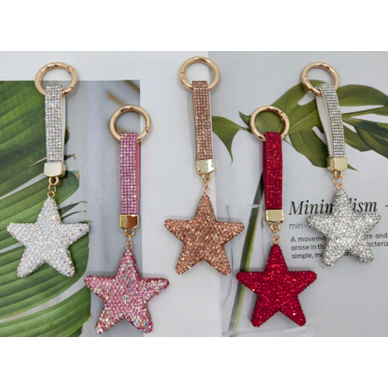 Rhein stone Keychain-KC7015AST