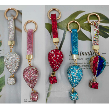 Rhein stone Keychain-KC7021AST