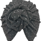 Fashion Turban with Flower(Hotfix)-IKC91408