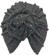 Fashion Turban with Flower(Hotfix)-IKC91408