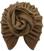 Fashion Turban with Flower(Hotfix)-IKC91408