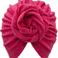Fashion Turban with Flower(Hotfix)-IKC91408