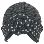 Fashion Turban with Flower(Hotfix)-IKC91415
