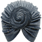 Fashion Turban with Flower & Hotfix-IKC91446