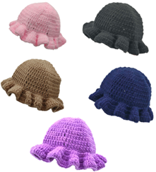 Crochet Knitted Bucket Hat - KCHH01KIDS