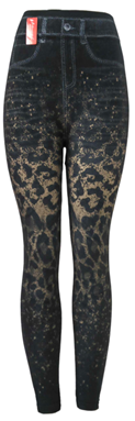 Metallic Effect Leggings - KCLGS03