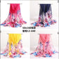 Sheer Chiffon Pattern Scarf  (50cm x 160cm)-KCSC24