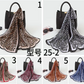 Sheer Chiffon Pattern Scarf  (50cm x 160cm)-KCSC24