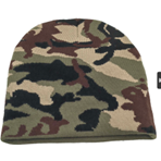 Fashion Knitted Camo Pattern Beanie - KCW2404AST