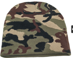 Fashion Knitted Camo Pattern Beanie - KCW2404AST