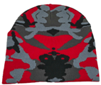 Fashion Knitted Camo Pattern Beanie - KCW2404AST