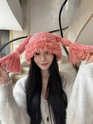 Handmade Knitted Bucket Hat - HDZ026