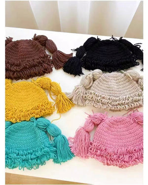 Handmade Knitted Bucket Hat - HDZ026
